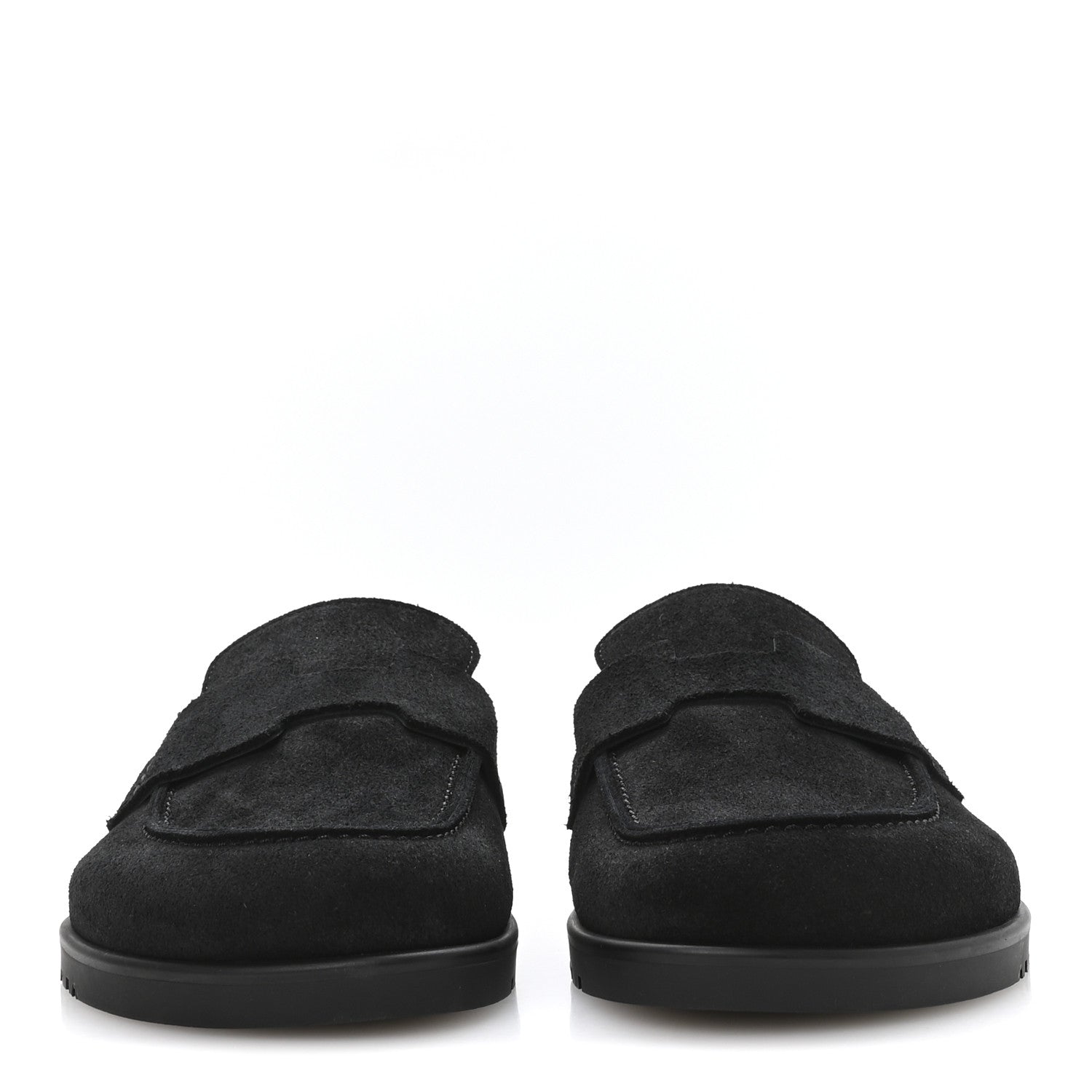 Suede Calfskin Go Mules 35 Black