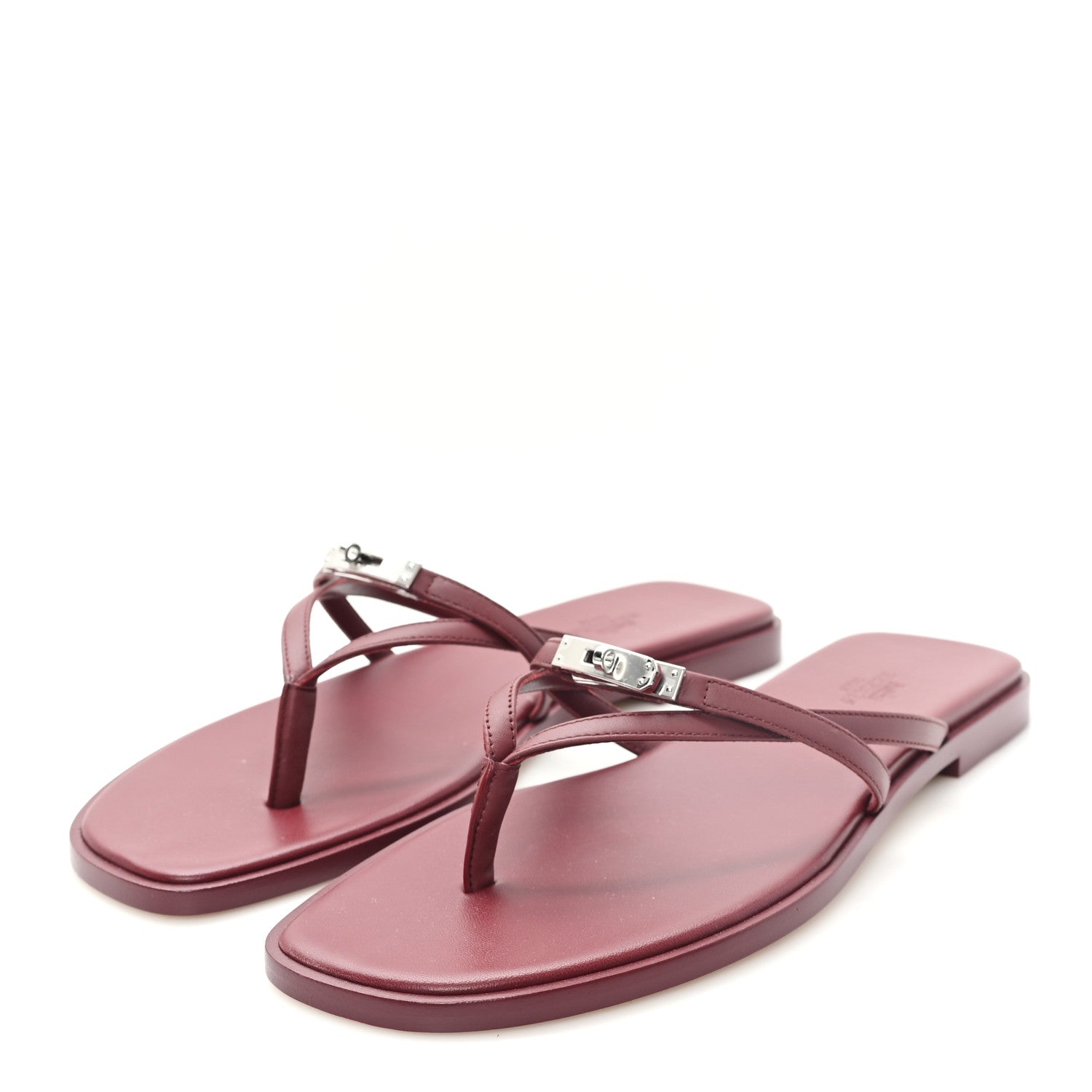 Calfskin Miss Sandals 39 Rouge H