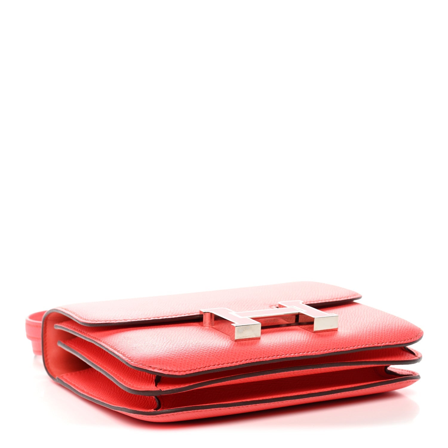 Epsom Enamel Constance 18 Rose Texas Rouge De Coeur