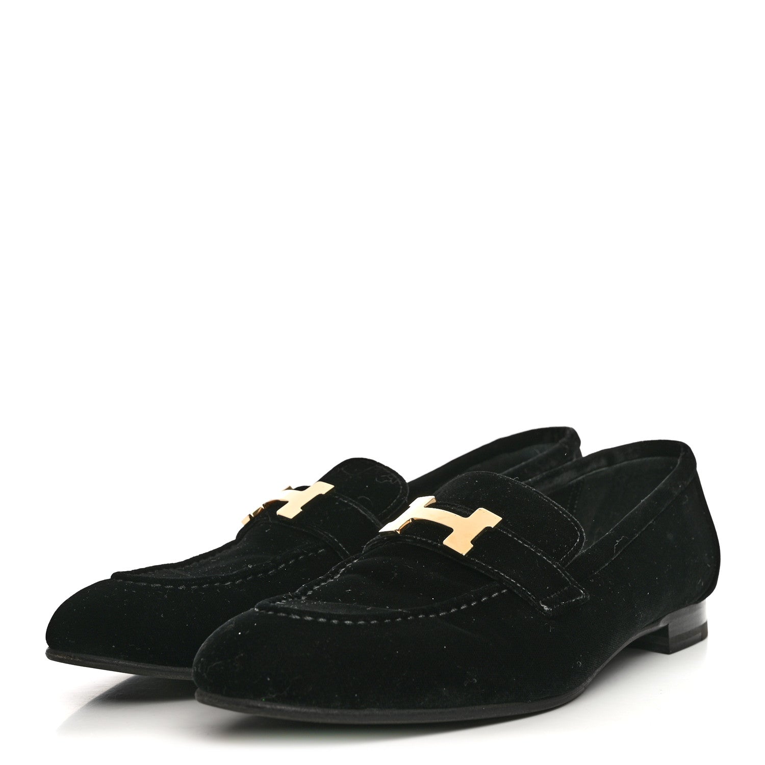Velvet Womens Paris Loafers 41 Black