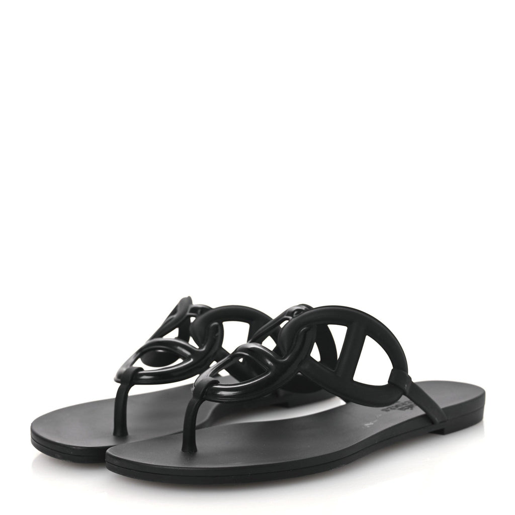 Rubber Womens Egerie Sandals 36 Black
