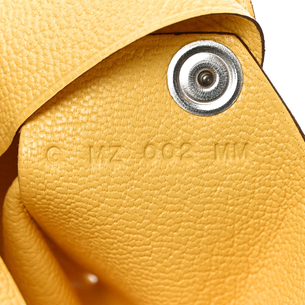 Chevre Mysore Calvi Card Case Jaune Citron