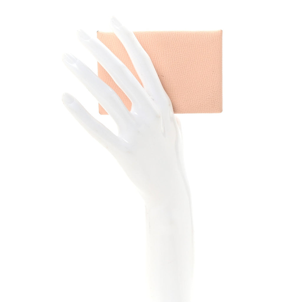 Epsom Calvi Card Case Rose Eglantine
