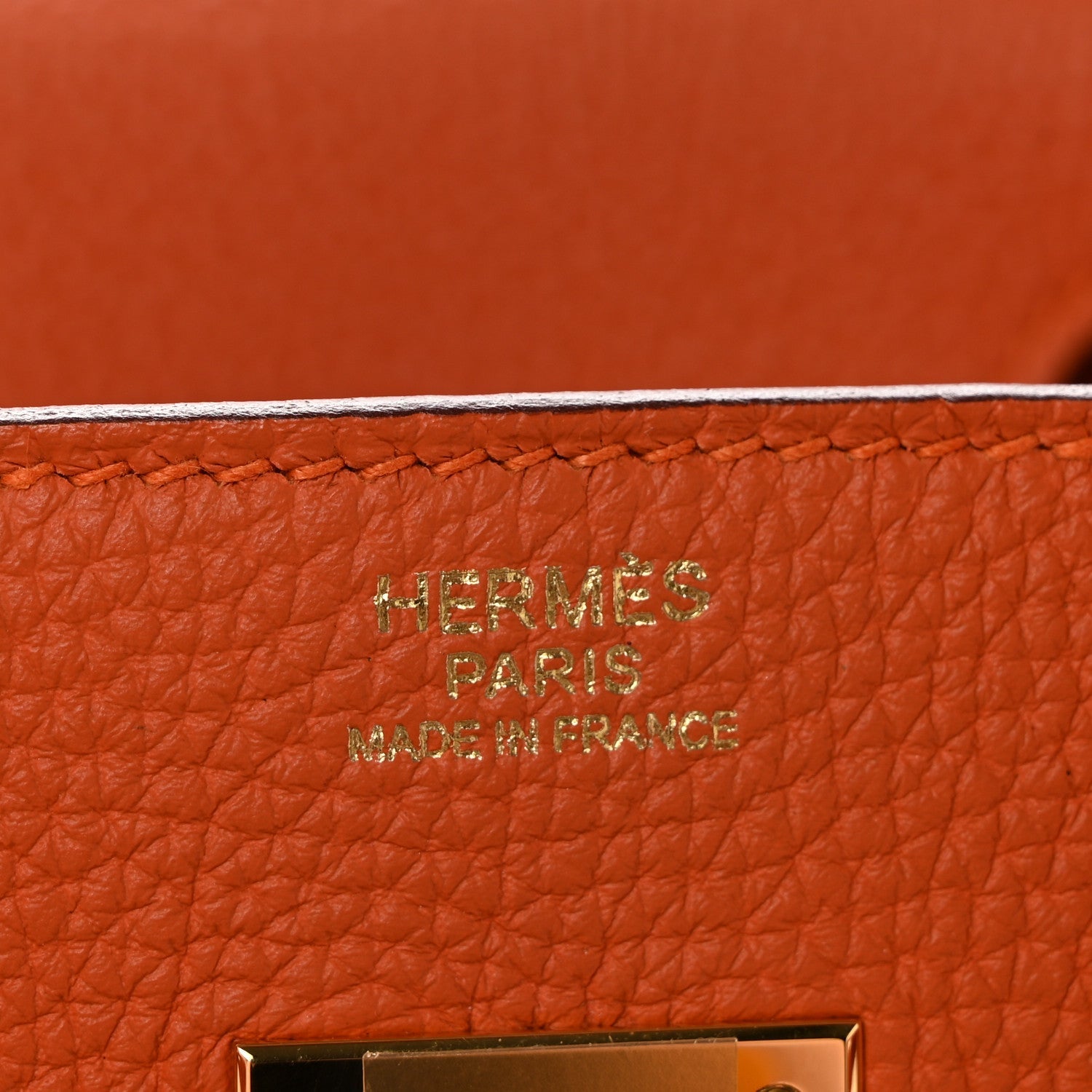 Togo Birkin 30 Orange