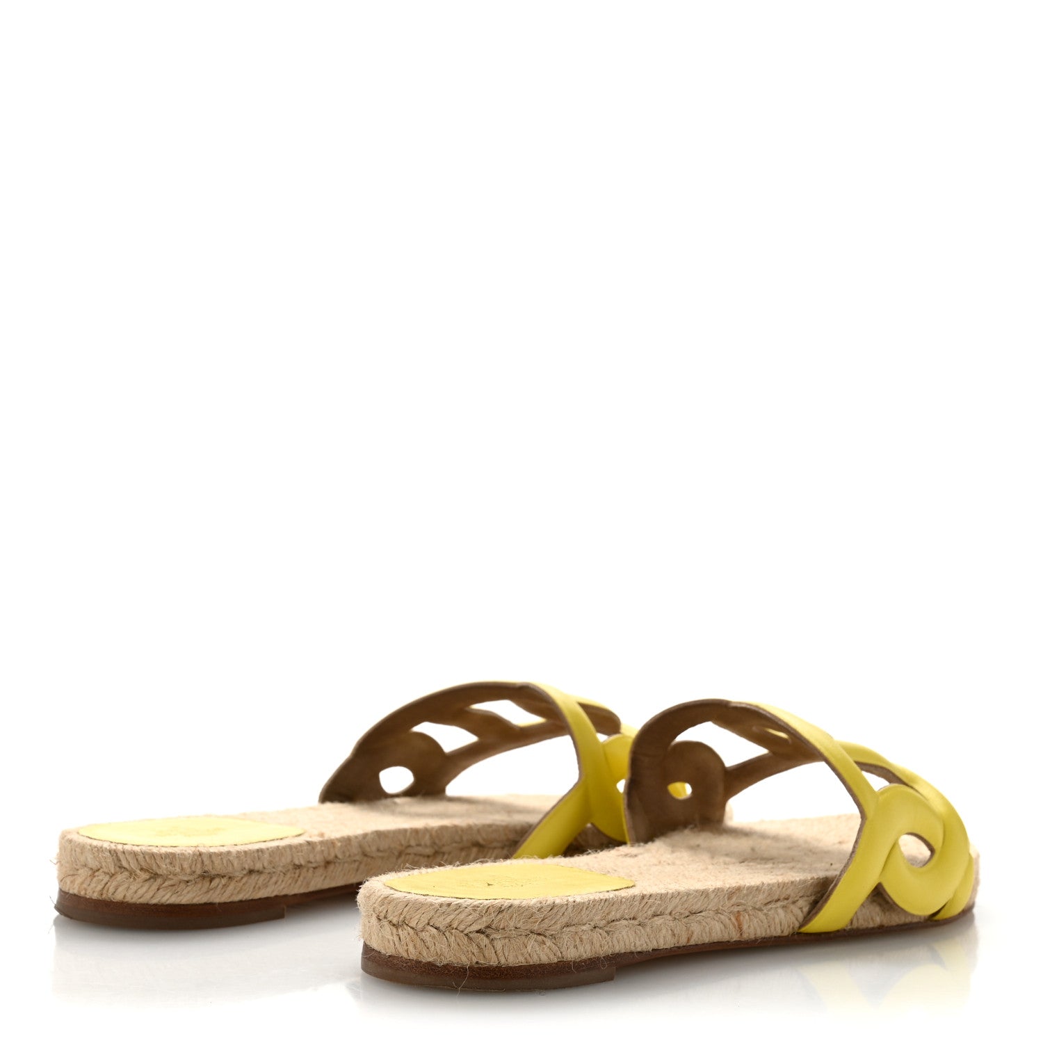 Nappa Famosa Espadrille Sandals 40 Jaune Curcuma