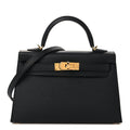 Epsom Mini Kelly Sellier 20 Black
