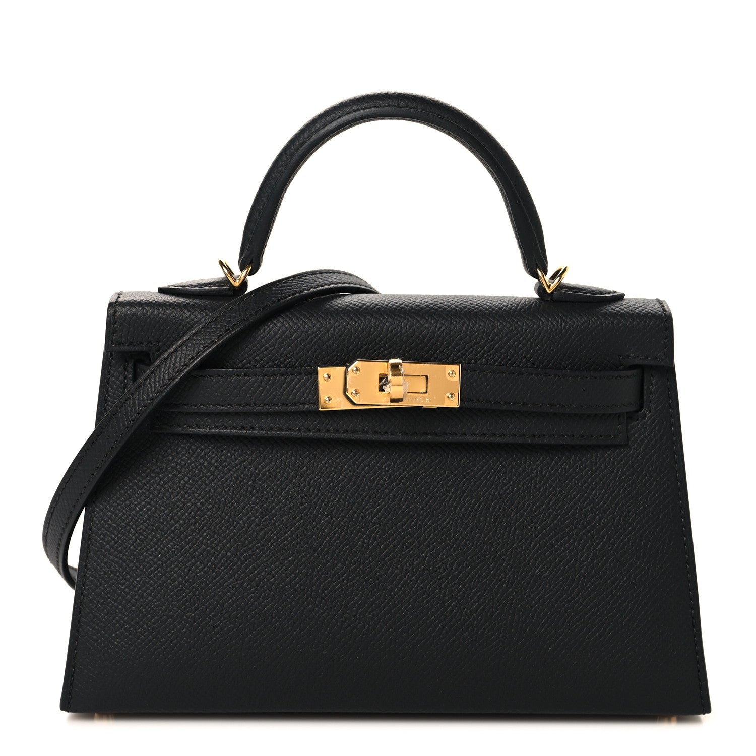 Epsom Mini Kelly Sellier 20 Black