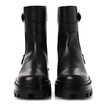 Calfskin Womens Jaimy Ankle Boots Black