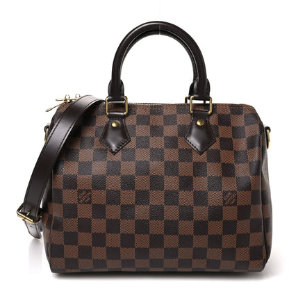 Damier Ebene Speedy Bandouliere 25