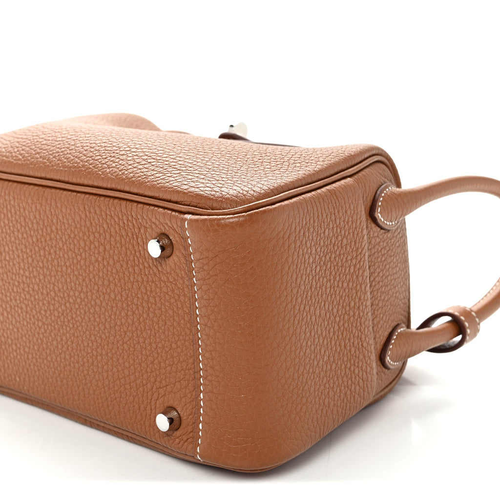 Taurillon Clemence Mini Lindy 20 Gold