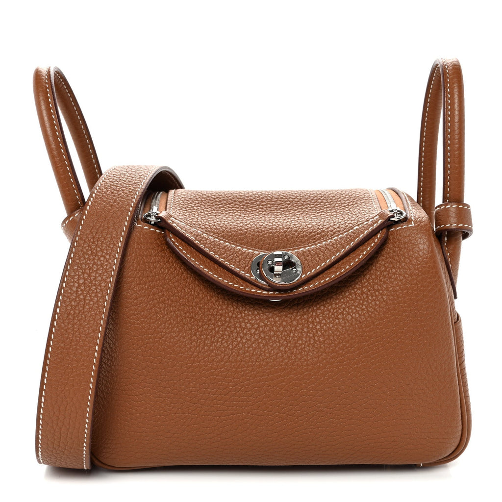 Taurillon Clemence Mini Lindy 20 Gold