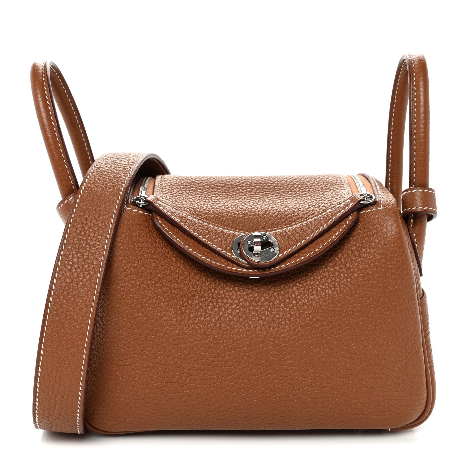 Taurillon Clemence Mini Lindy 20 Gold