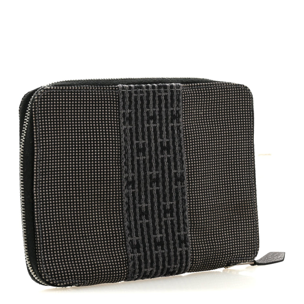 Canvas Herline Zip Wallet Grey