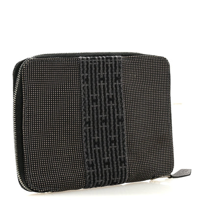 Canvas Herline Zip Wallet Grey