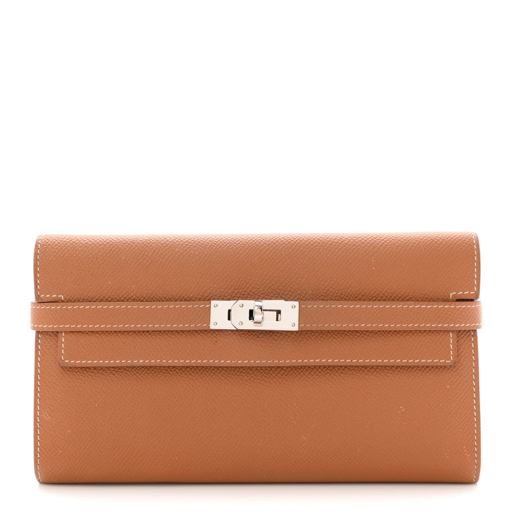 Epsom Kelly Longue Wallet Gold