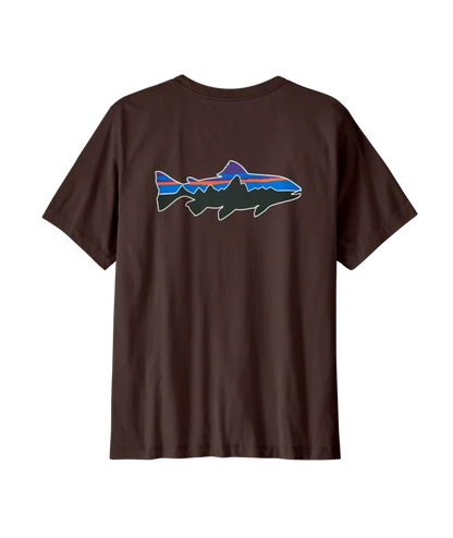 Patagonia Fitz Roy Trout T-Shirt Men's Organic Cotton Crewneck