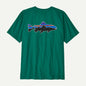 Patagonia Fitz Roy Trout T-Shirt Men's Organic Cotton Crewneck
