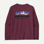 Patagonia Long-Sleeved Fitz Roy Foothills T-Shirt - Men's - Recycled Cotton Graphic Tee