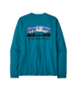 Patagonia Long-Sleeved Fitz Roy Foothills T-Shirt - Men's - Recycled Cotton Graphic Tee