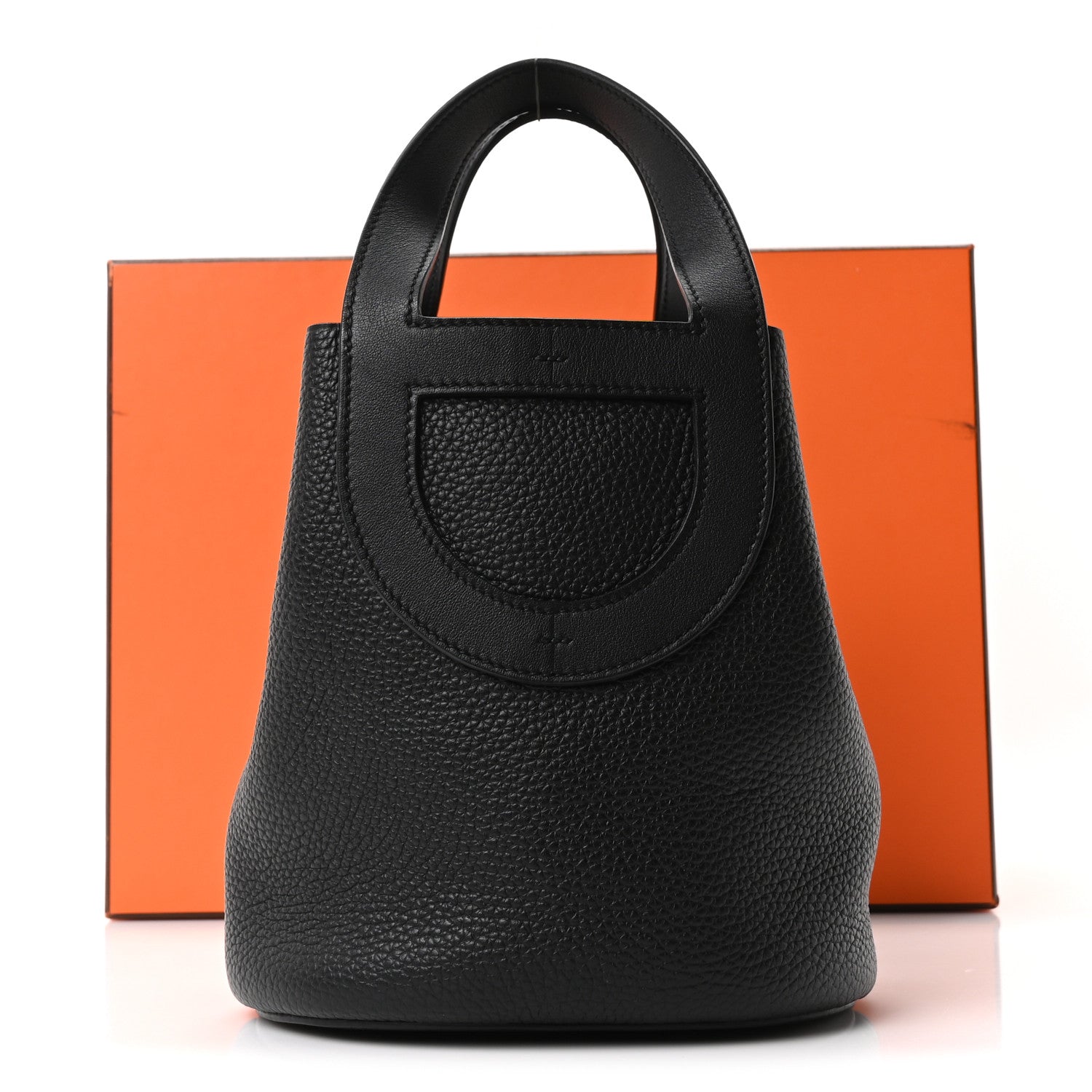 Taurillon Clemence Swift In-The-Loop 18 Bag Black