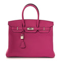Togo Birkin 35 Rose Pourpre