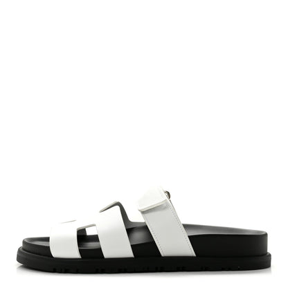 Calfskin Womens Chypre Sandals 36.5 White