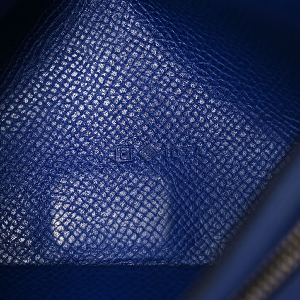Epsom Bearn Gusset Wallet Bleu Electrique