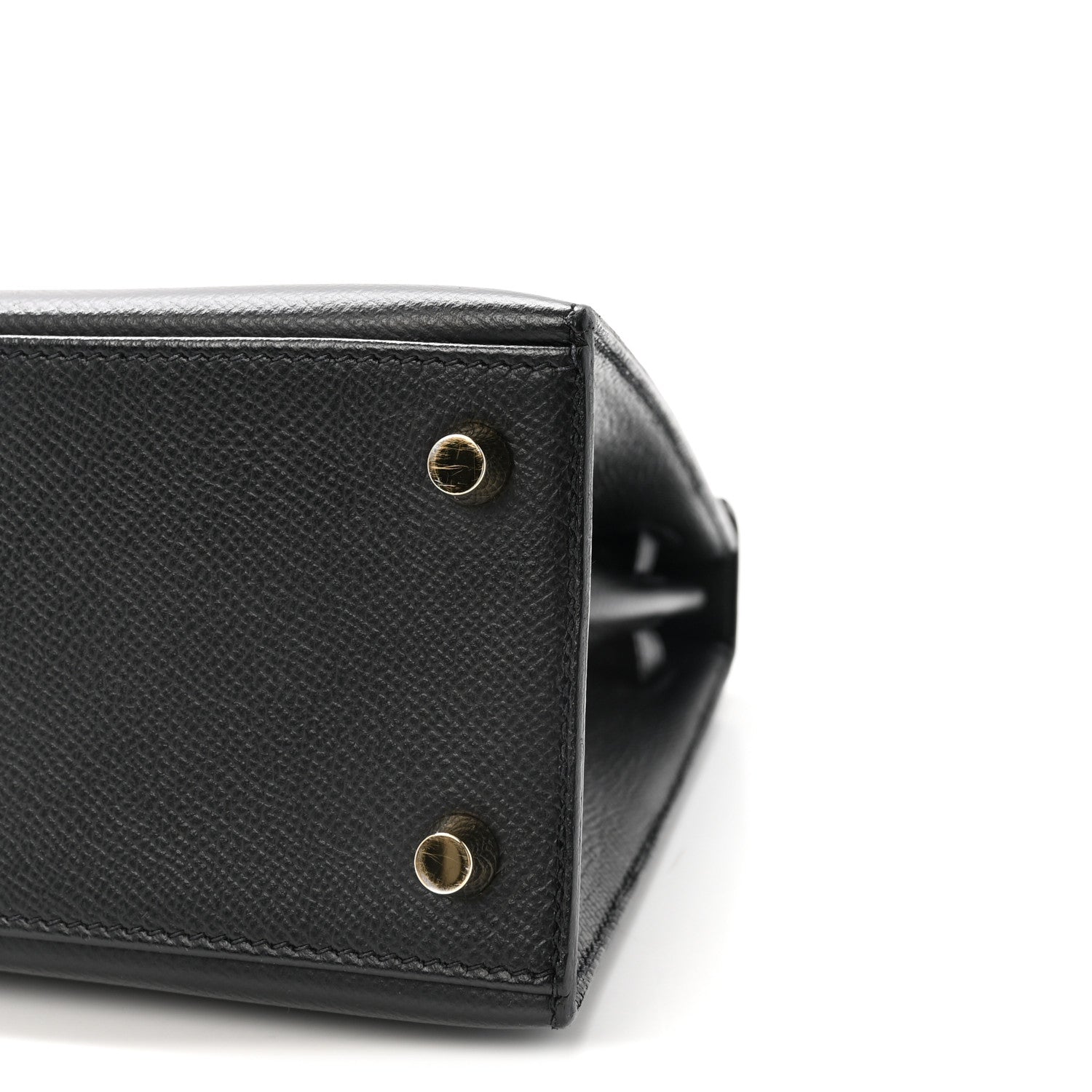Epsom Horseshoe Kelly Sellier 25 Black Bleu Electrique