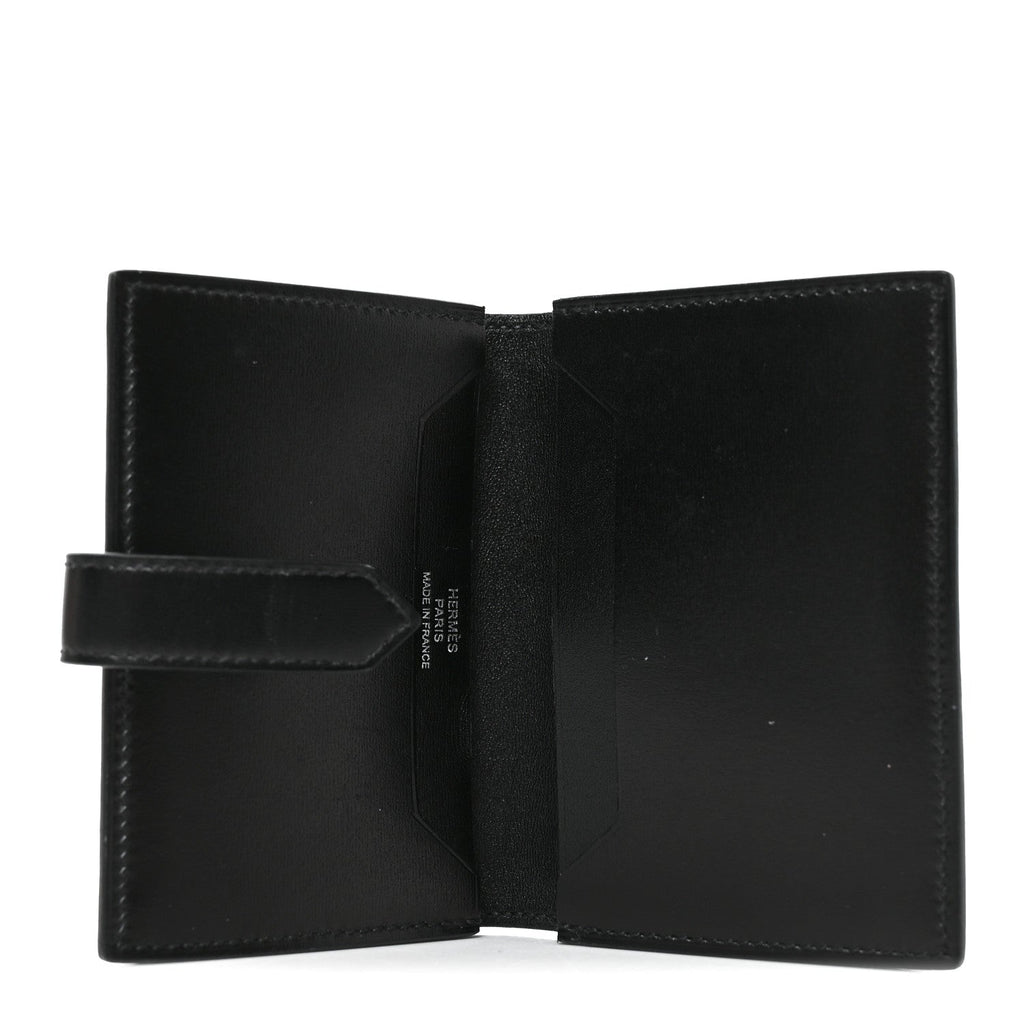 Box Monochrome Bearn Card Holder Wallet Black
