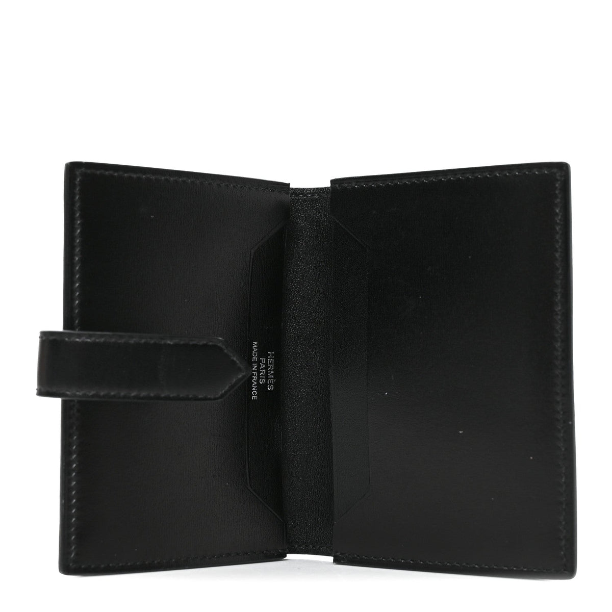 Box Monochrome Bearn Card Holder Wallet Black