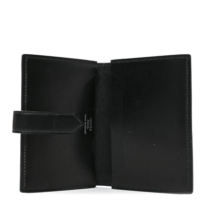 Box Monochrome Bearn Card Holder Wallet Black