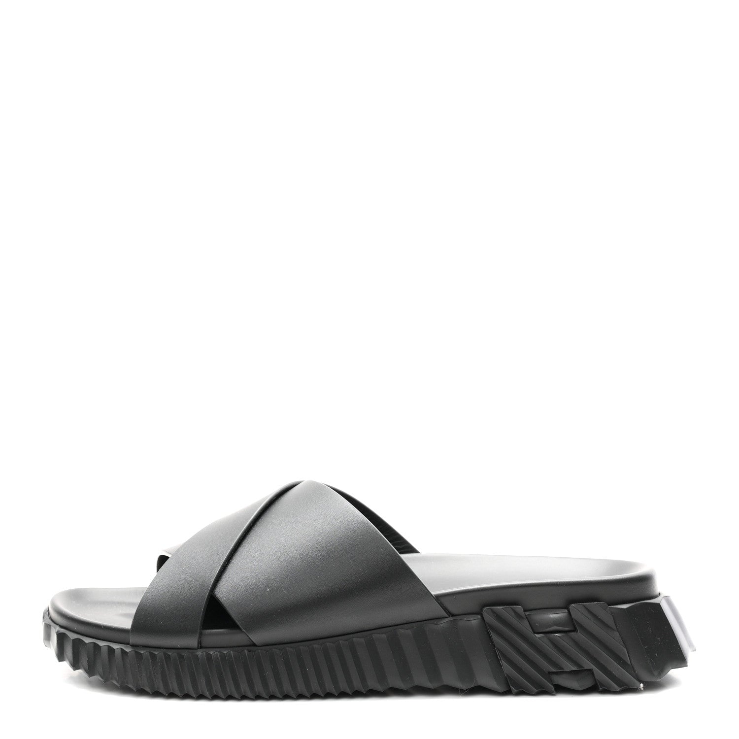 Nappa Mens Infra Sandals 42 Black
