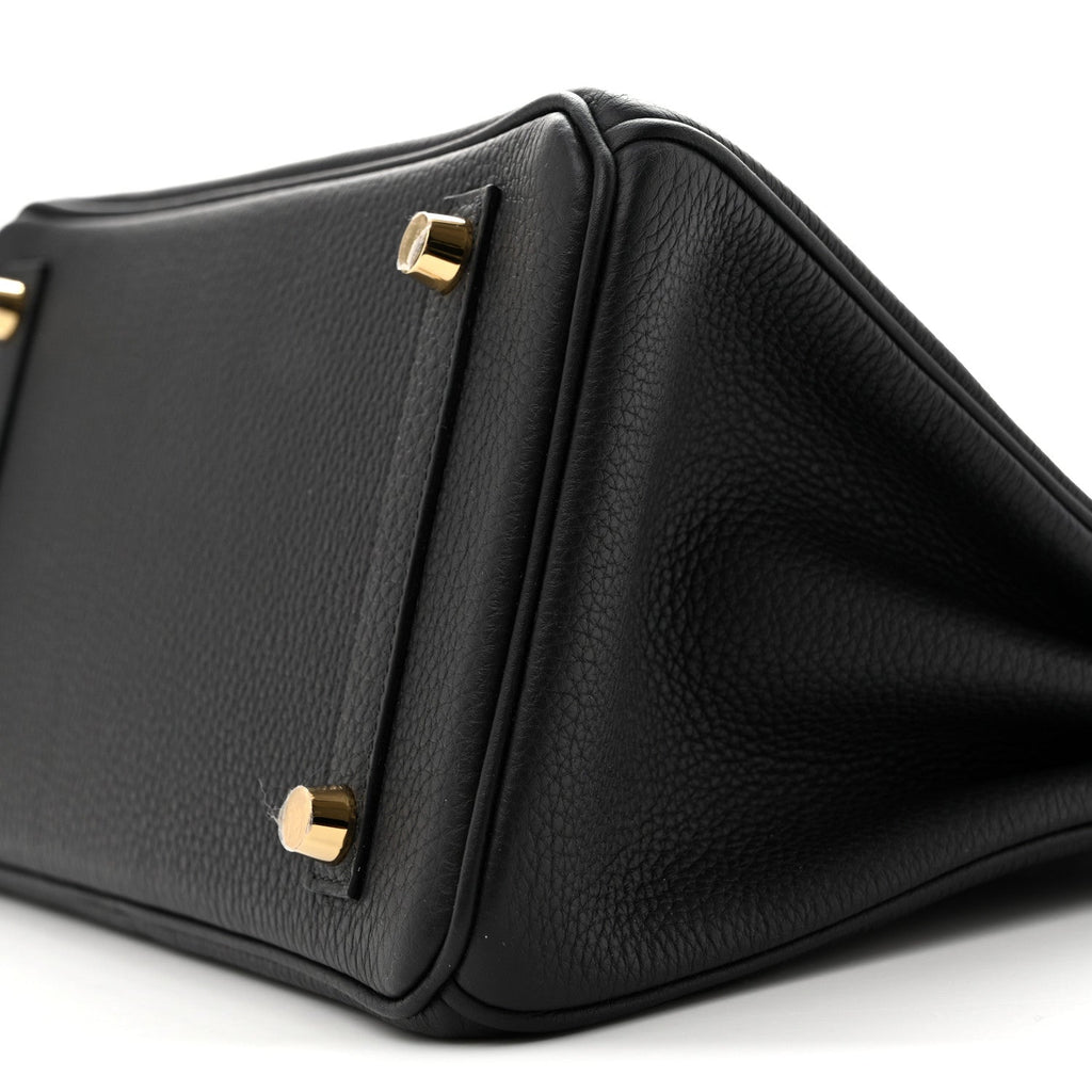 Togo Matte Alligator Birkin Touch 25 Black
