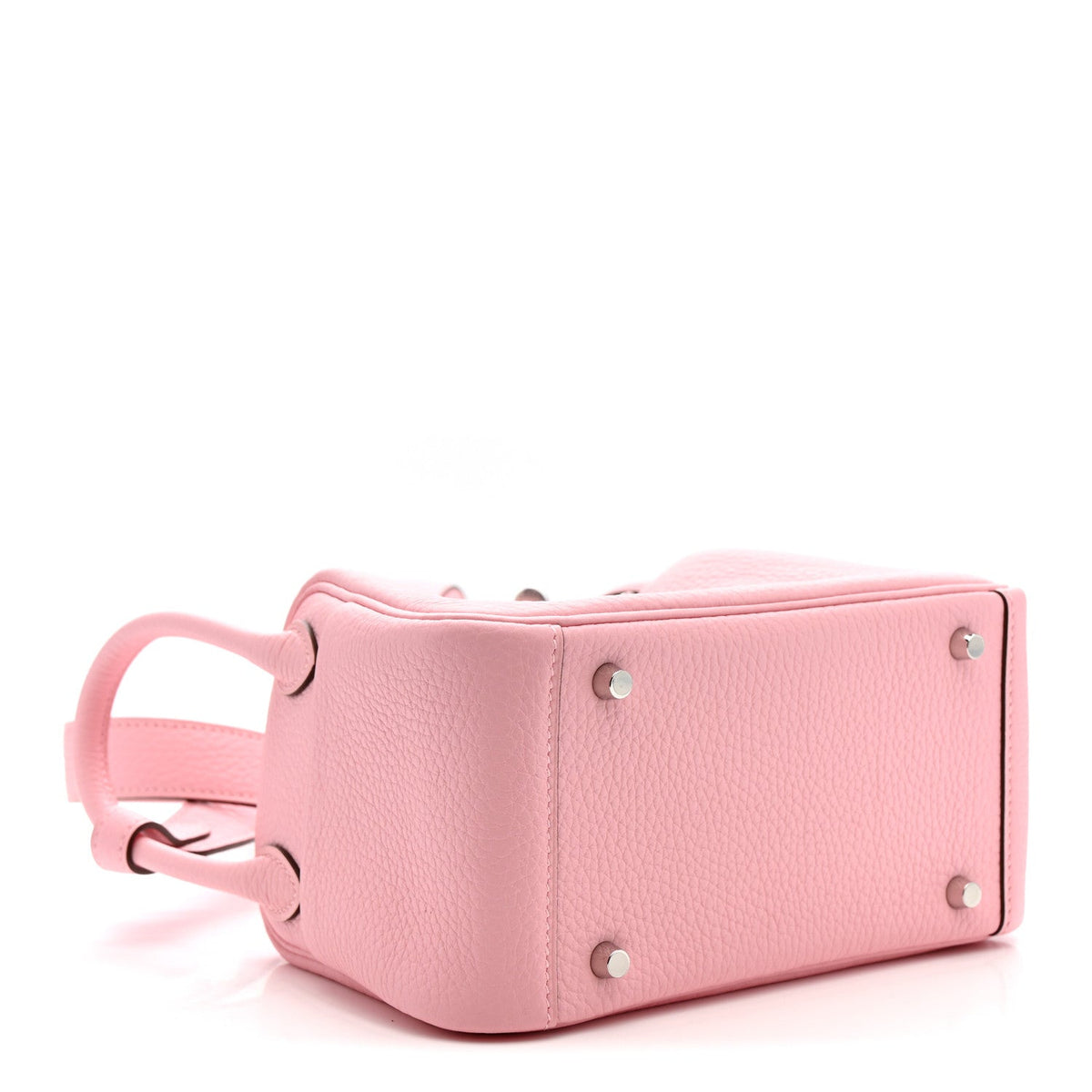 Taurillon Clemence Verso Mini Lindy 20 Rose Sakura Gris Perle