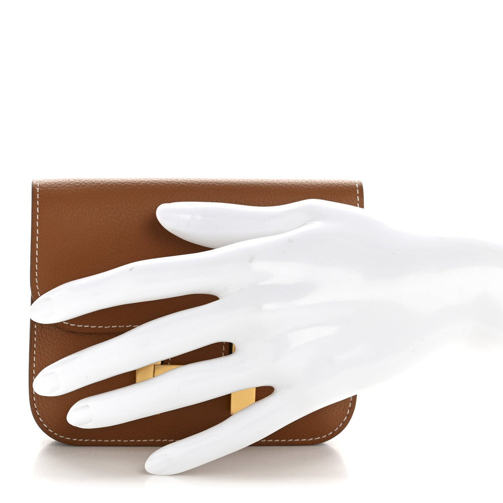 Evercolor Constance Slim Wallet Gold