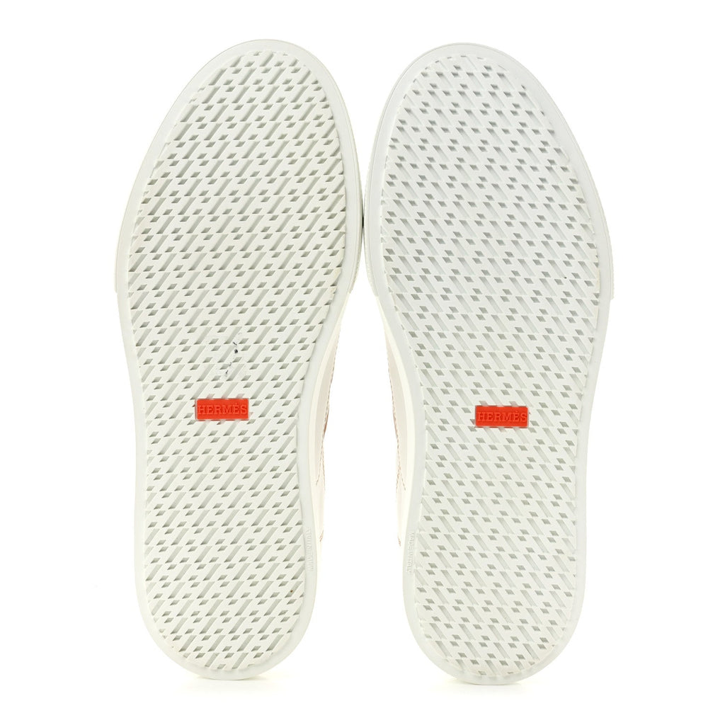 Calfskin Mens Keep Mule Sneakers 42 White Naturel