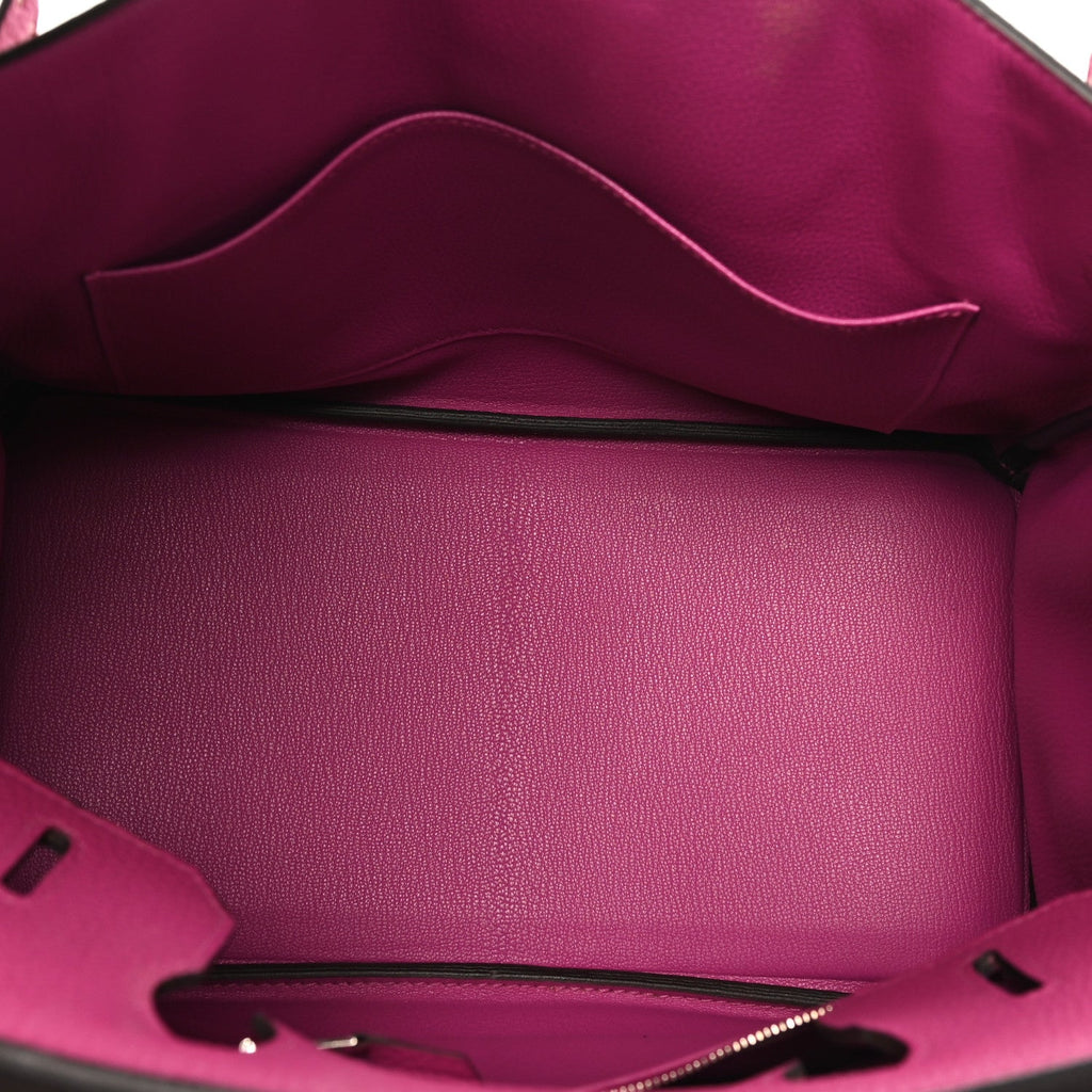 Togo Birkin 30 Rose Pourpre