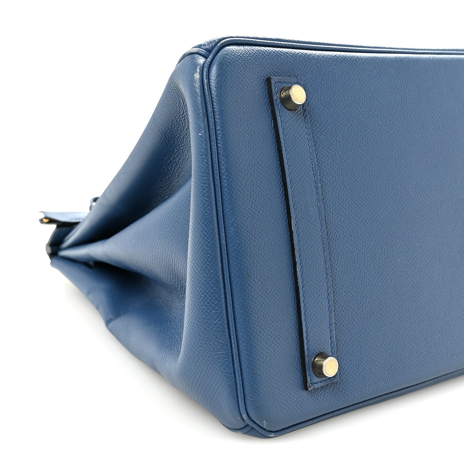 Epsom Birkin 35 Bleu Agate