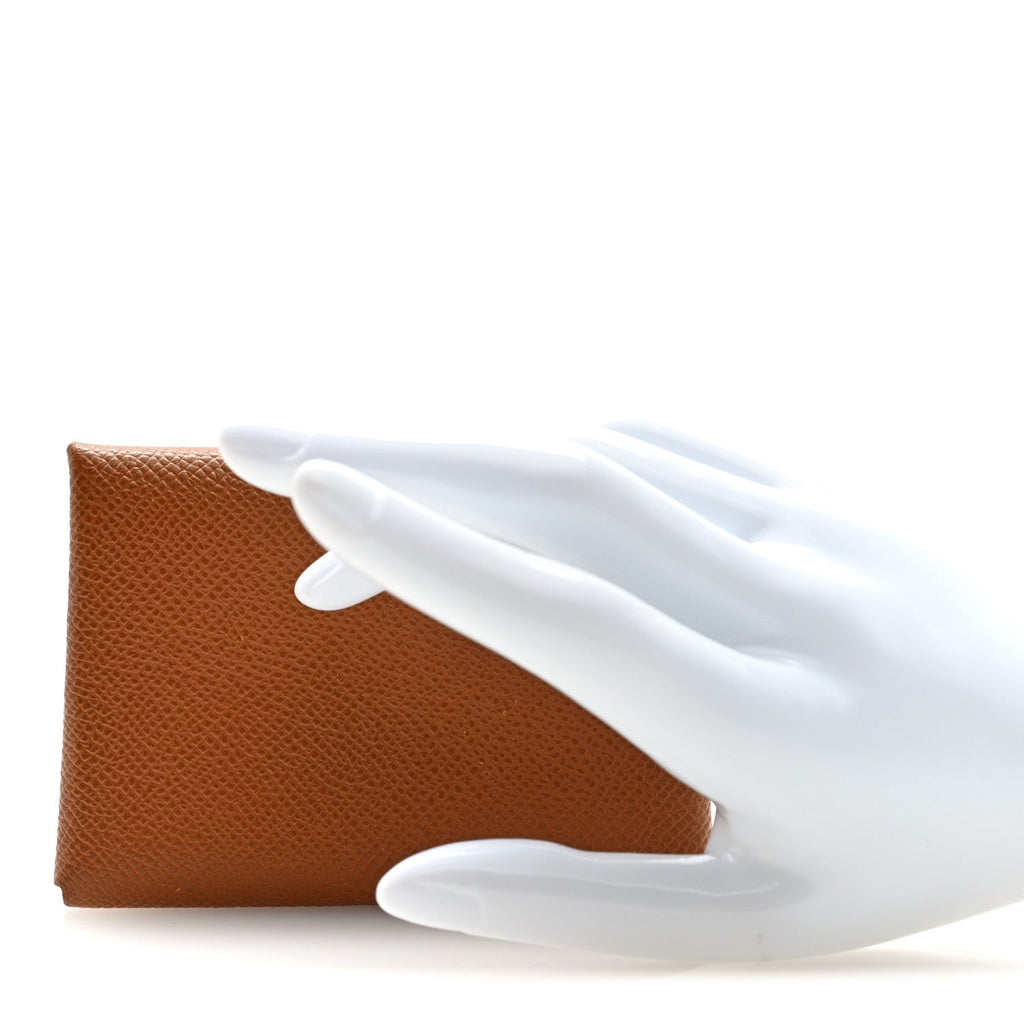 Epsom Calvi Duo Card Case Gold
