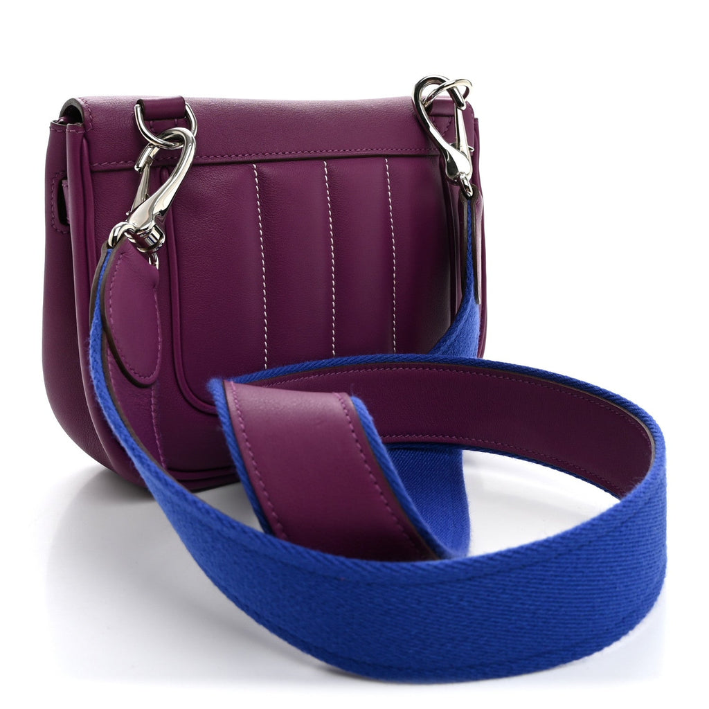 Veau Swift Mini Sac Berline Anemone Bleu Electrique