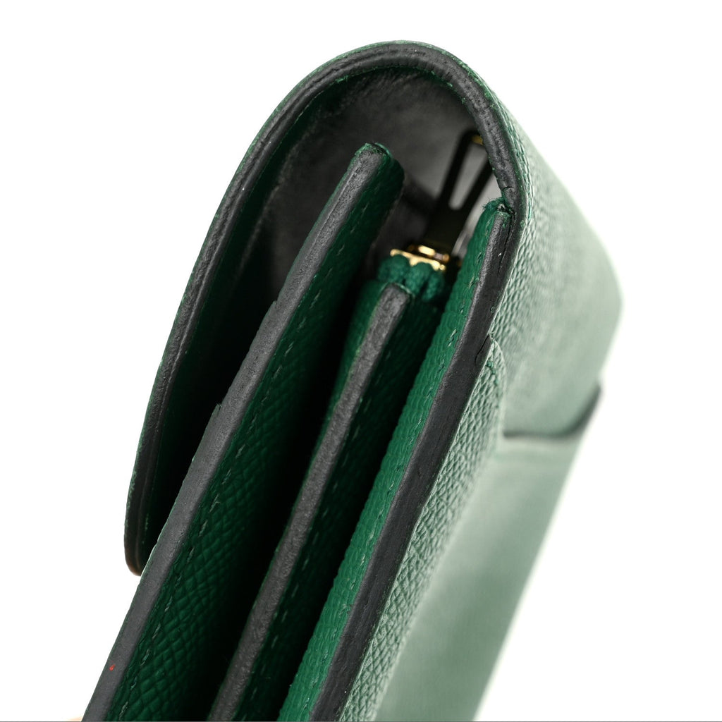 Epsom Constance Short Wallet Vert Vertigo