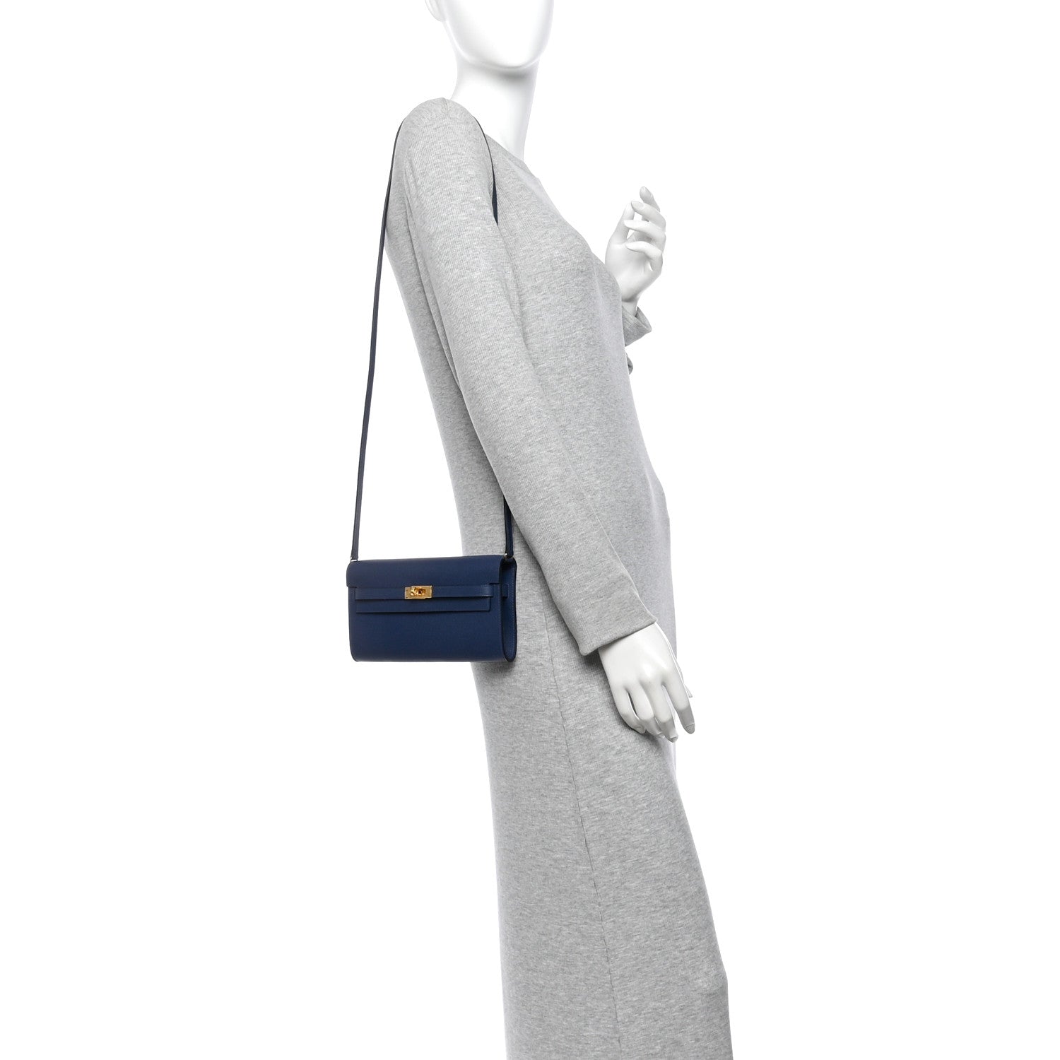 Epsom Kelly Wallet To Go Bleu Navy