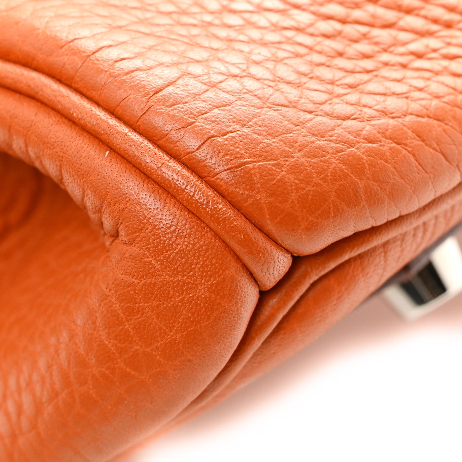 Taurillon Clemence JPG Birkin 42 Orange
