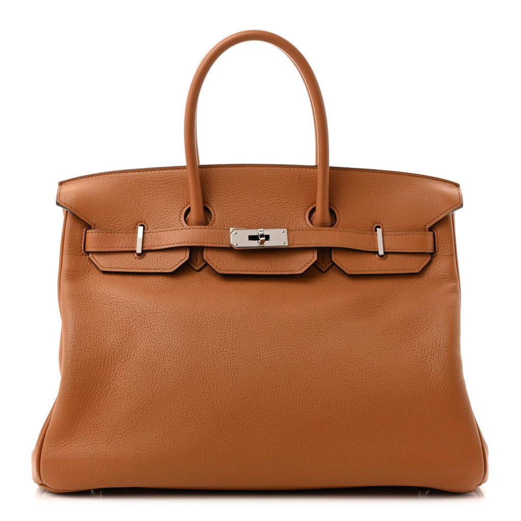 Taurillon Novillo Sea Surf and Fun Birkin 35 Toffee