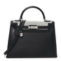 Berline Toile Swift Kelly Sellier 32 Black Ecru