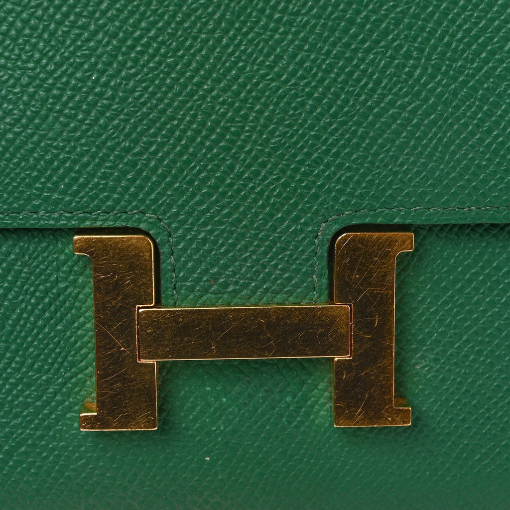 Epsom Constance Short Wallet Vert Vertigo