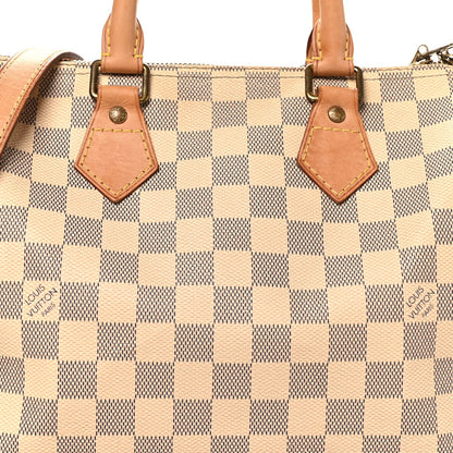 Damier Azur Speedy Bandouliere 25