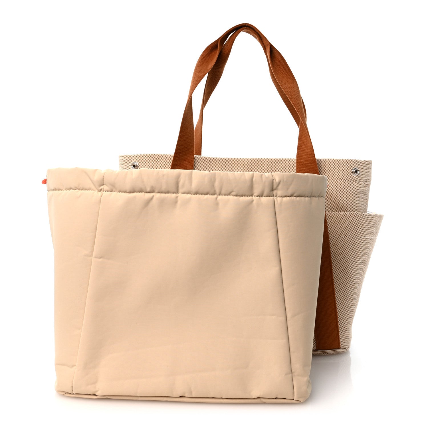 H Canvas Cabriole Nappy Bag Biscuit