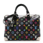 LV X TM Monogram Multicolor Speedy Soft 30 Black