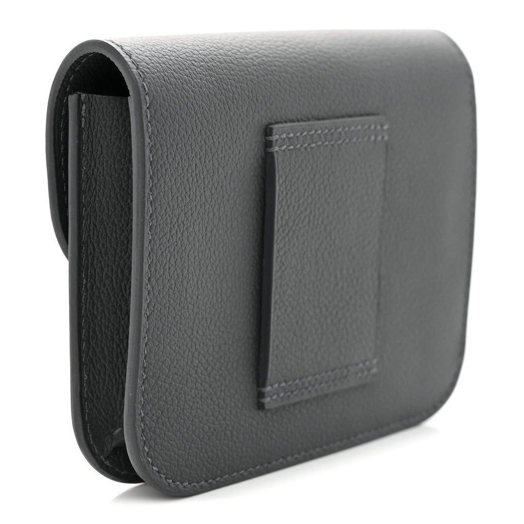 Evercolor Verso Constance Slim Wallet Ardoise Bleu Glacier